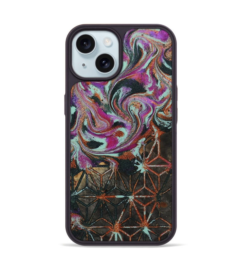 iPhone 15 Wood Phone Case - Joan (Pattern, 801927)