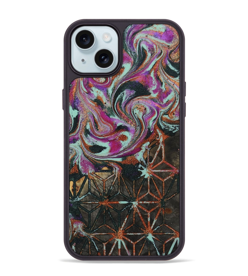 iPhone 15 Plus Wood Phone Case - Joan (Pattern, 801927)