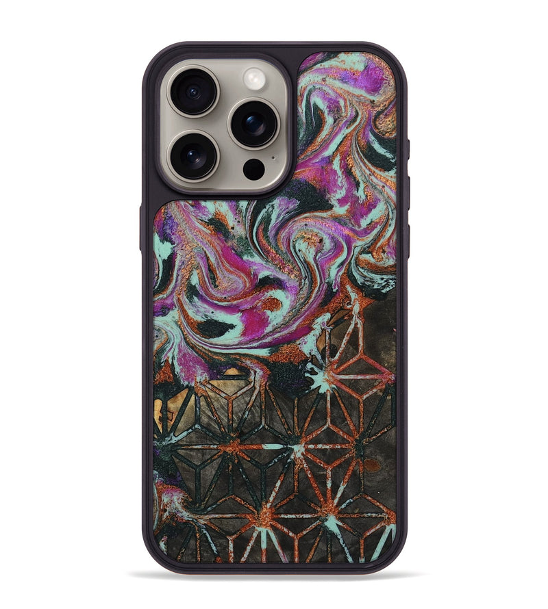 iPhone 15 Pro Max Wood Phone Case - Joan (Pattern, 801927)