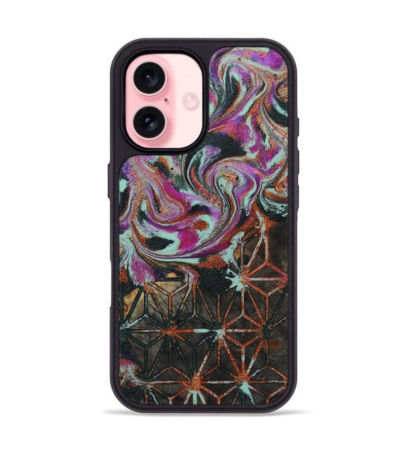 iPhone 16 Wood Phone Case - Joan (Pattern, 801927)