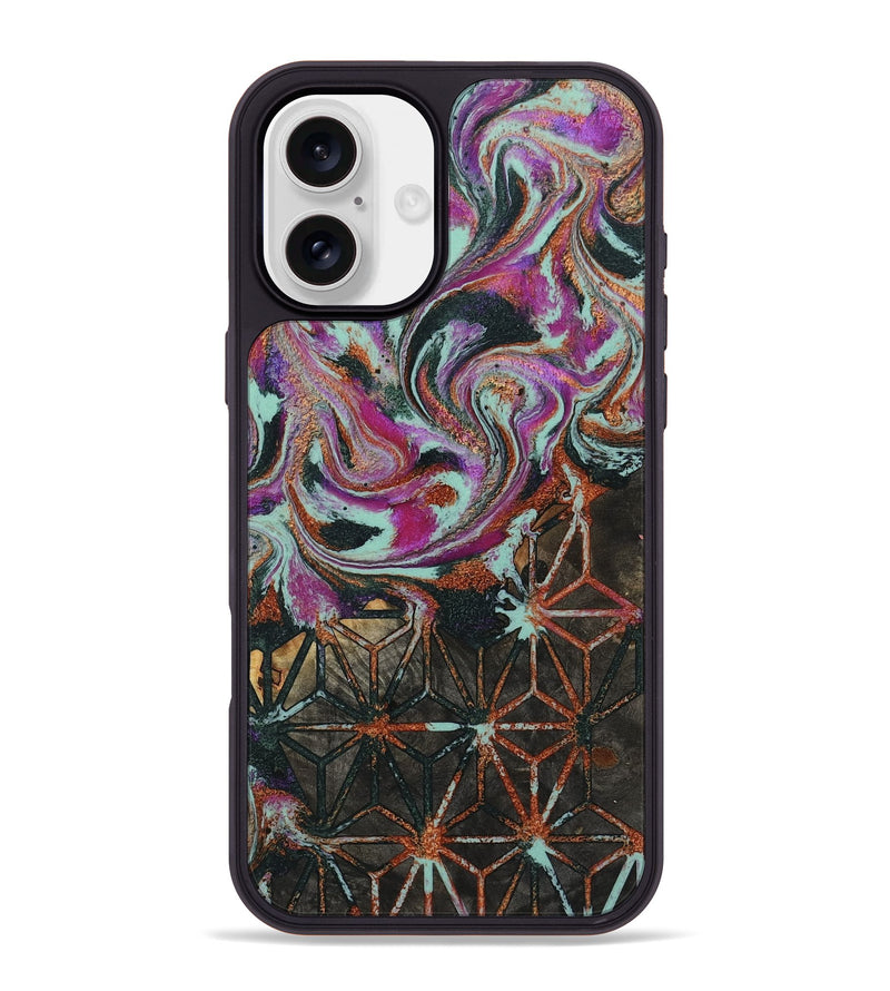 iPhone 16 Plus Wood Phone Case - Joan (Pattern, 801927)