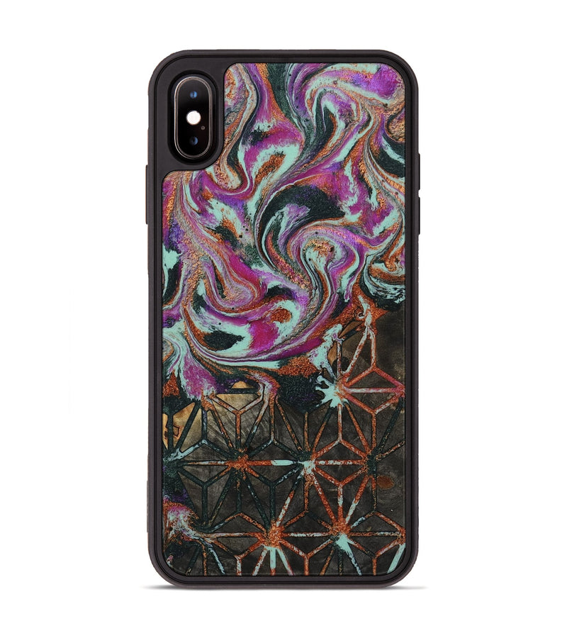iPhone Xs Max Wood Phone Case - Joan (Pattern, 801927)