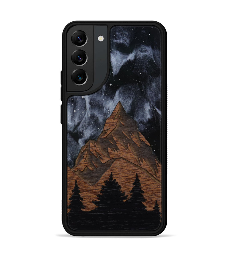 Galaxy S22 Plus Wood Phone Case - Everest Silver (Curated)
