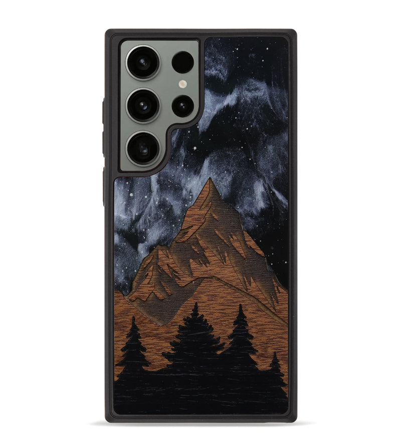 Galaxy S23 Ultra Wood Phone Case - Everest Silver (Curated)