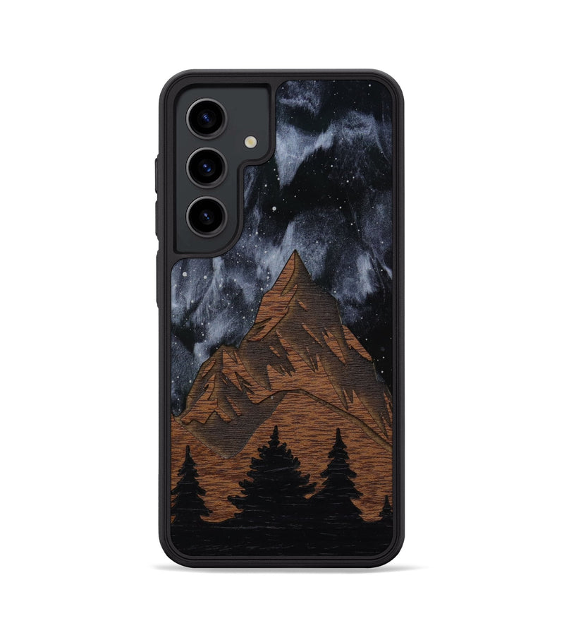 Galaxy S24 Wood Phone Case - Everest Silver (Terrain)