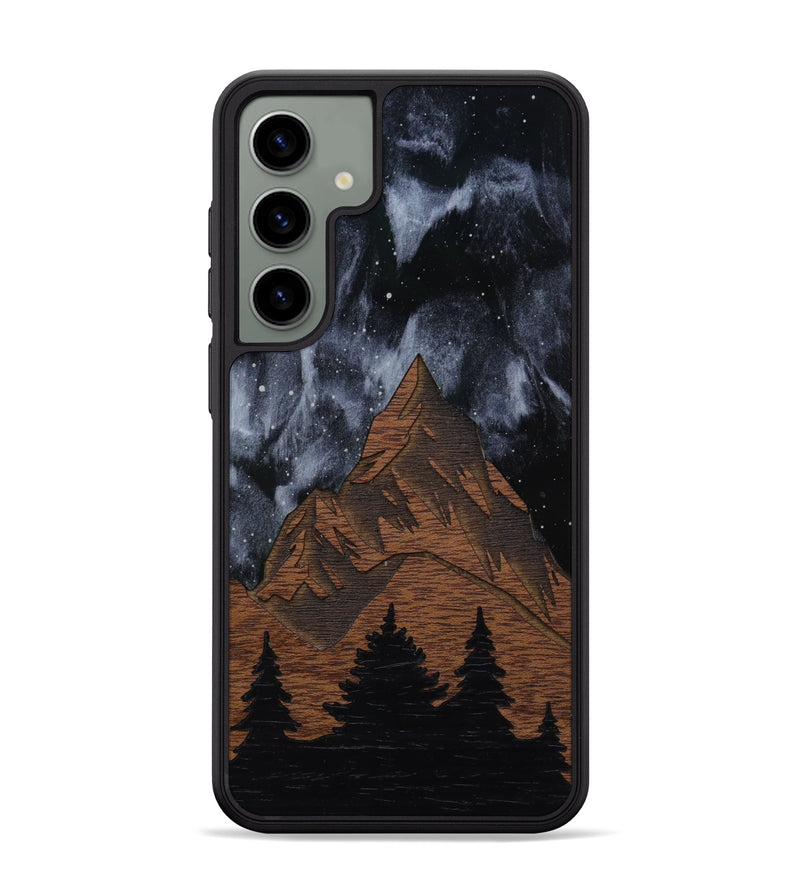 Galaxy S24 Plus Wood Phone Case - Everest Silver (Curated)