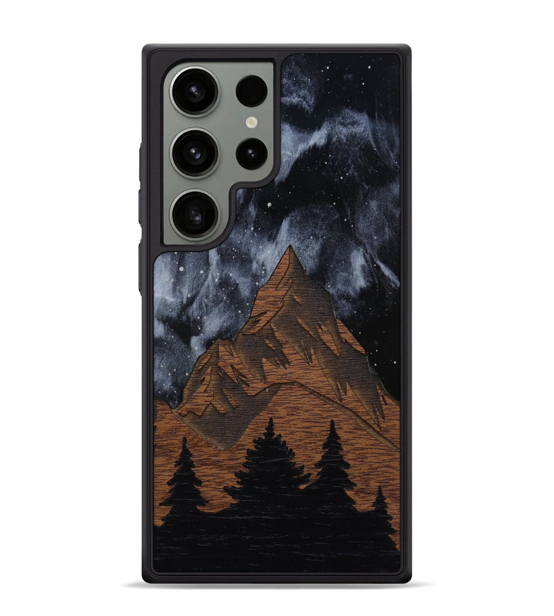 Galaxy S24 Ultra Wood Phone Case - Everest Silver (Curated)