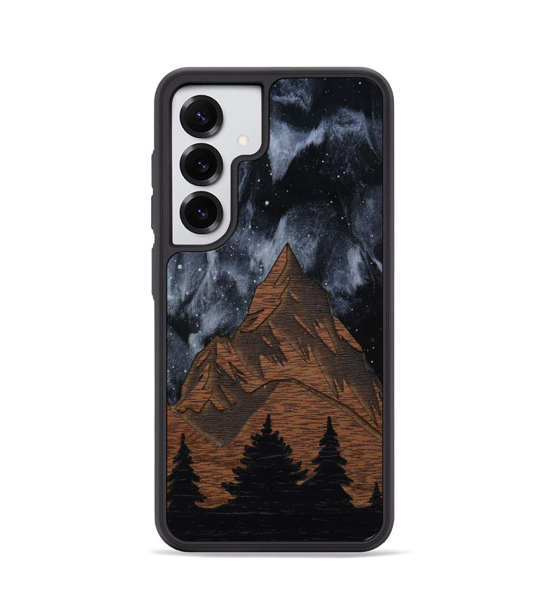 Galaxy S25 Wood Phone Case - Everest Silver (Terrain)