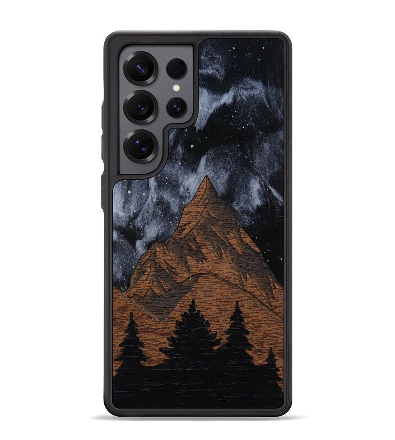 Galaxy S25 Ultra Wood Phone Case - Everest Silver (Curated)