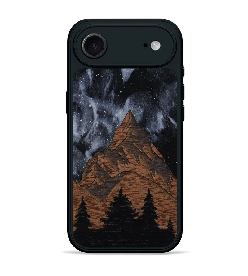 iPhone 17 Air Wood Phone Case - Everest Silver (Curated)