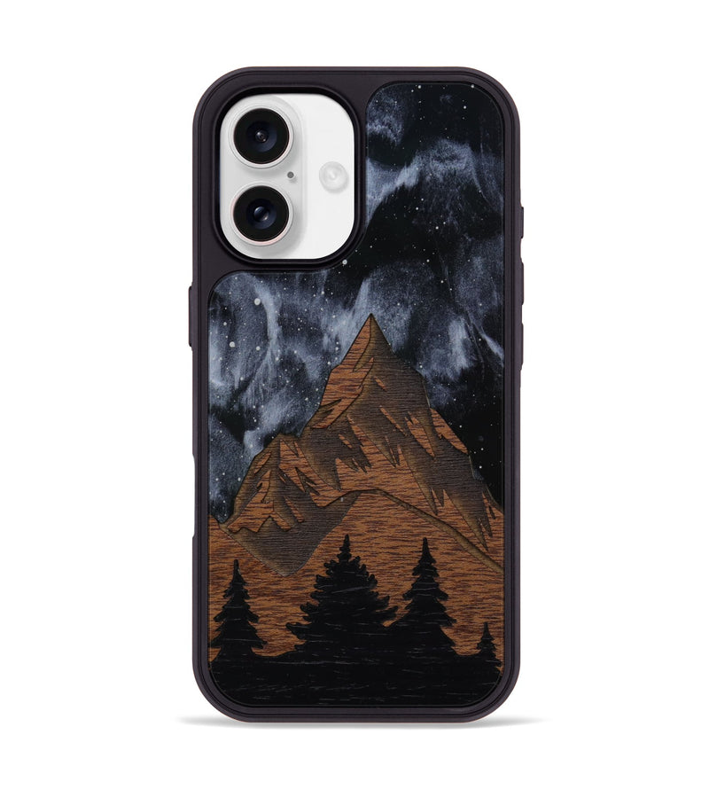 iPhone 17 Wood Phone Case - Everest Silver (Curated)