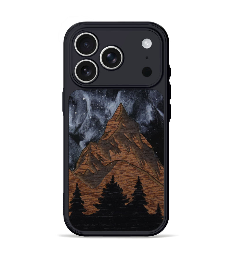 iPhone 17 Pro Wood Phone Case - Everest Silver (Curated)