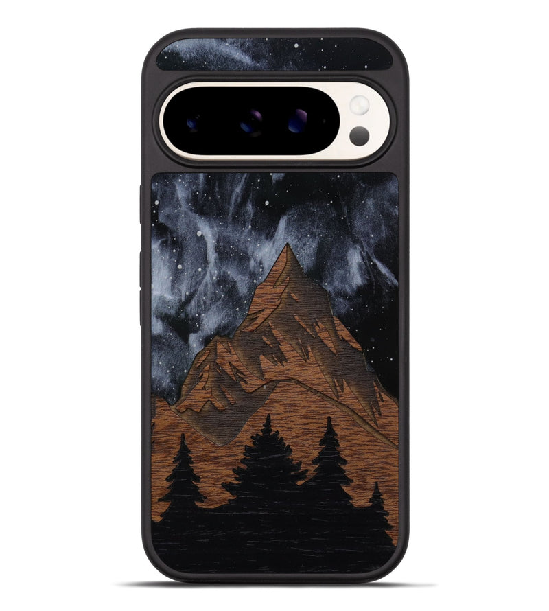 Pixel 9 Pro XL Wood Phone Case - Everest Silver (Terrain)