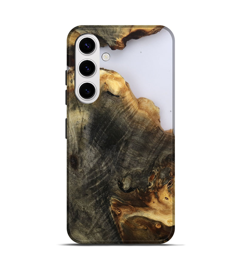 Galaxy S25 Wood Live Edge Phone Case - Kenyon (Clear, 801947)