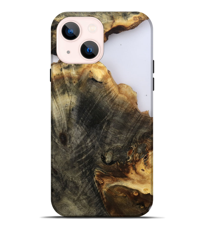 iPhone 14 Plus Wood Live Edge Phone Case - Kenyon (Clear, 801947)