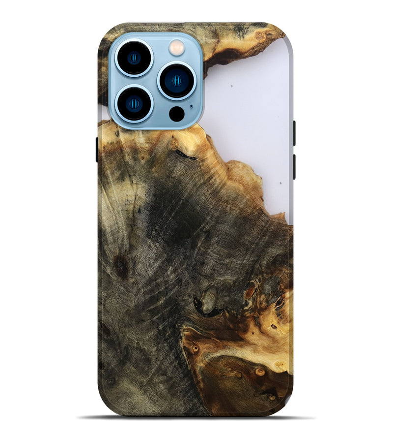 iPhone 14 Pro Max Wood Live Edge Phone Case - Kenyon (Clear, 801947)