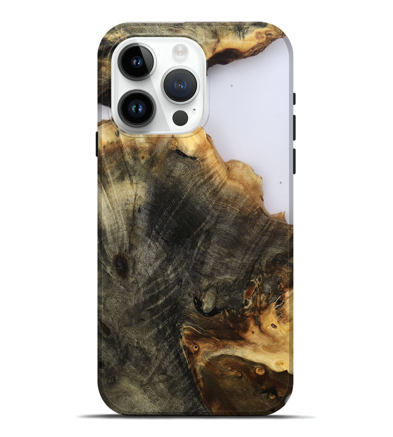 iPhone 15 Pro Max Wood Live Edge Phone Case - Kenyon (Clear, 801947)