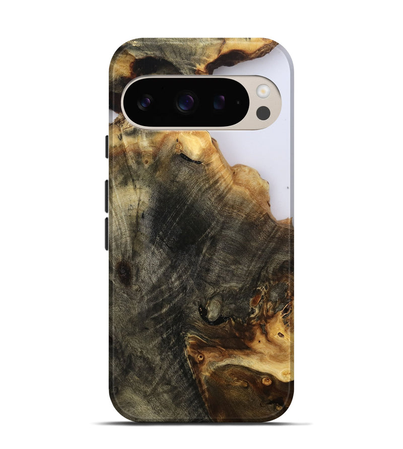 Pixel 9 Wood Live Edge Phone Case - Kenyon (Clear, 801947)