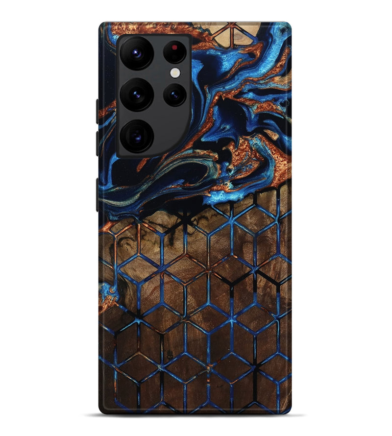 Galaxy S22 Ultra Wood Live Edge Phone Case - Marlene (Pattern, 801948)