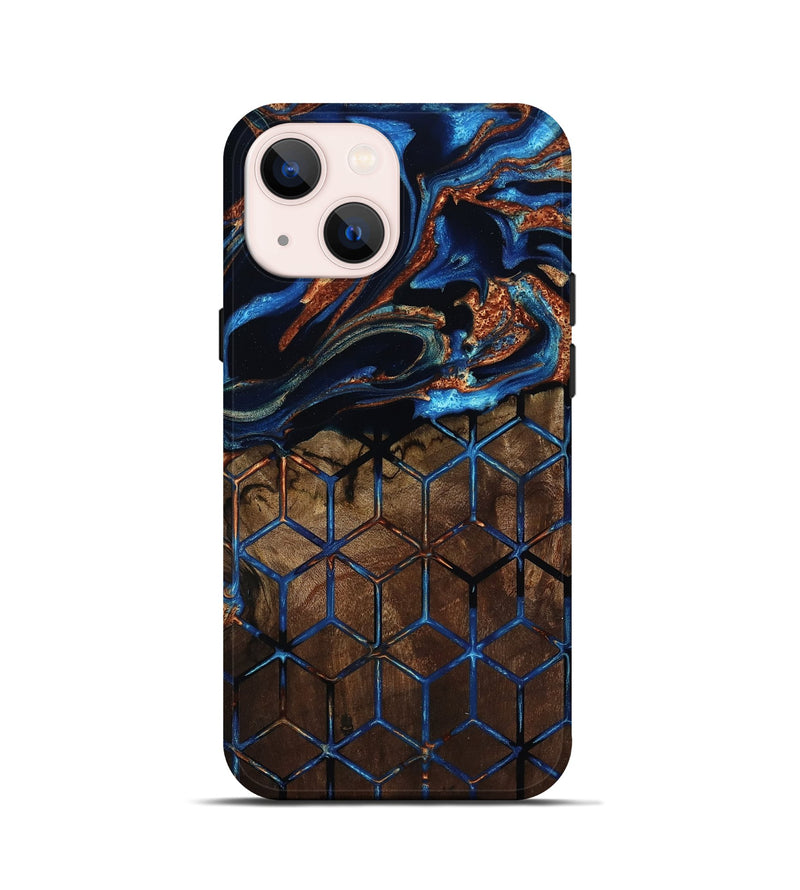 iPhone 13 mini Wood Live Edge Phone Case - Marlene (Pattern, 801948)