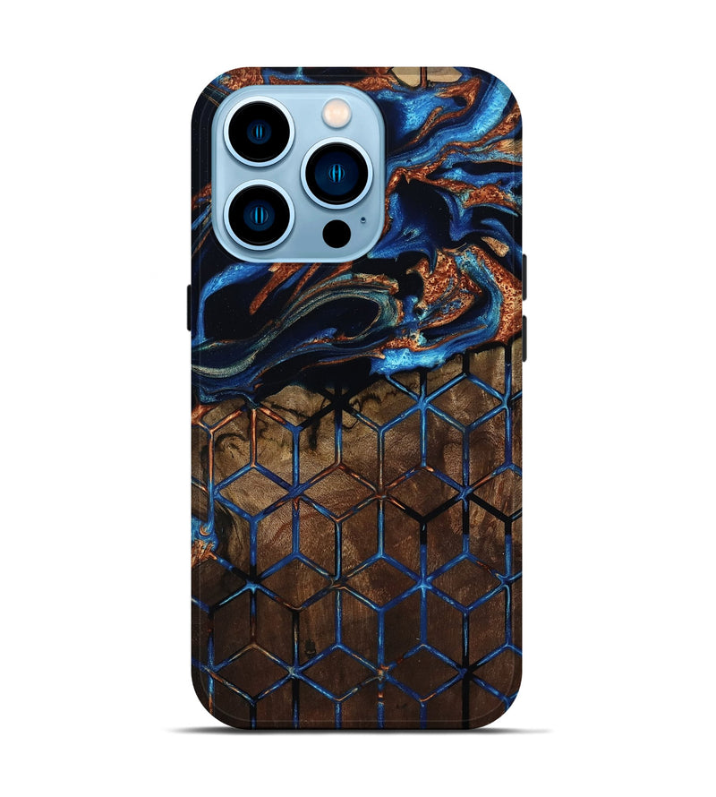 iPhone 14 Pro Wood Live Edge Phone Case - Marlene (Pattern, 801948)