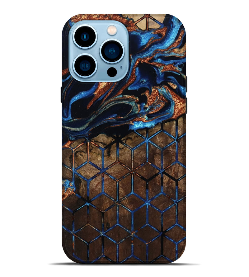 iPhone 14 Pro Max Wood Live Edge Phone Case - Marlene (Pattern, 801948)