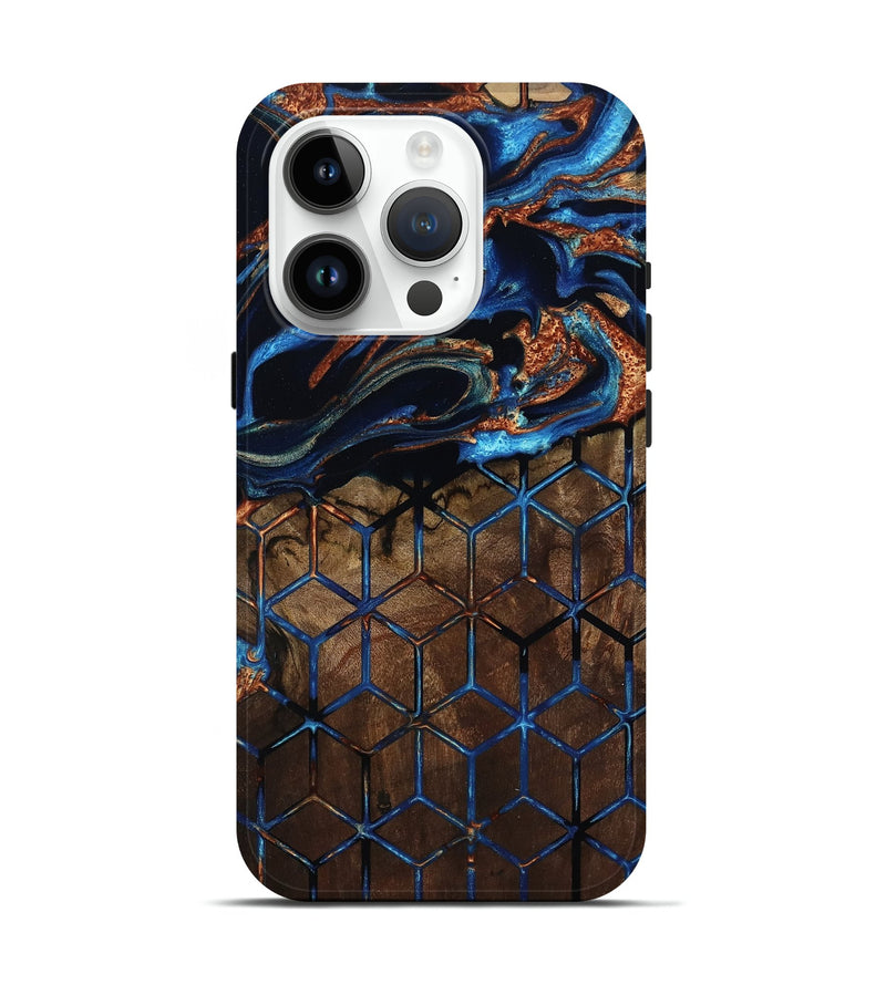 iPhone 15 Pro Wood Live Edge Phone Case - Marlene (Pattern, 801948)