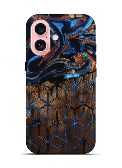 iPhone 16 Wood Live Edge Phone Case - Marlene (Pattern, 801948)
