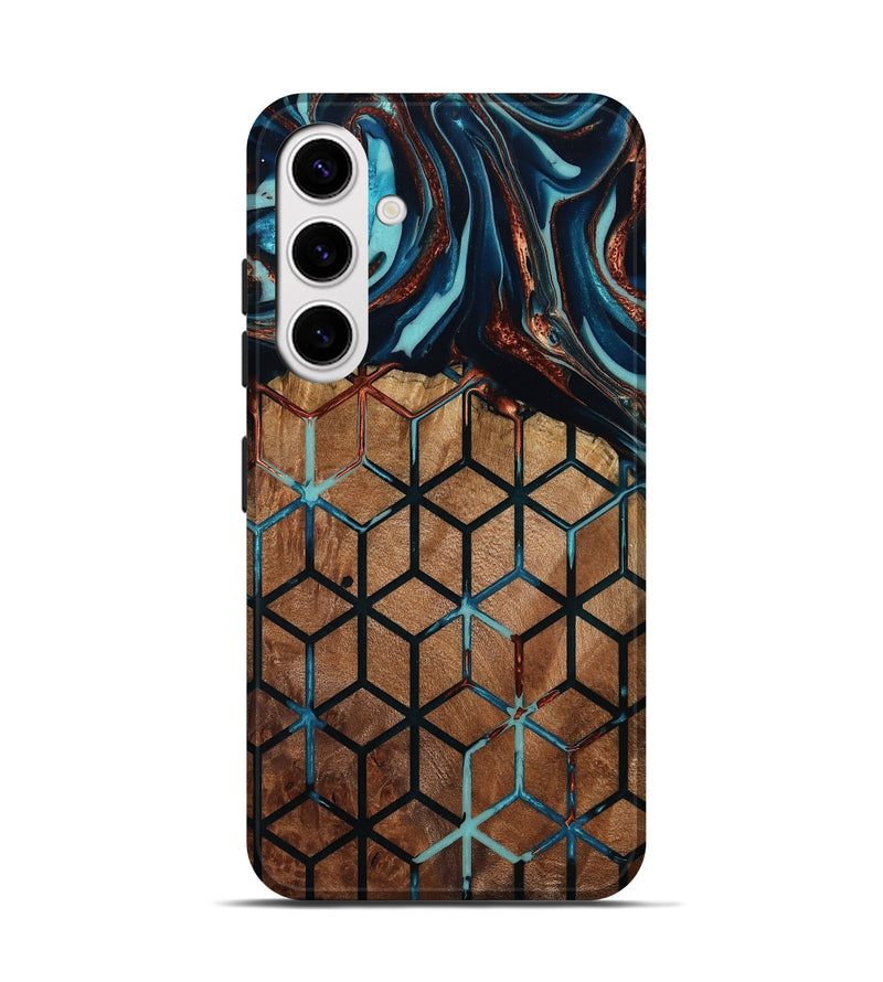 Galaxy S25 Wood Live Edge Phone Case - Darnell (Pattern, 801950)
