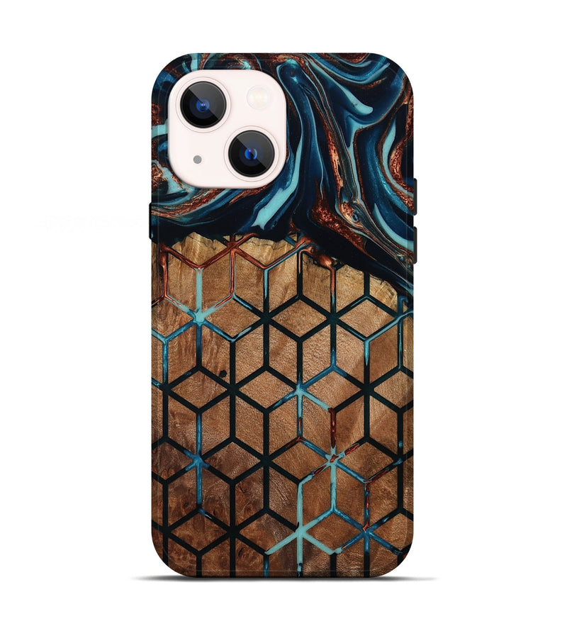iPhone 13 Wood Live Edge Phone Case - Darnell (Pattern, 801950)