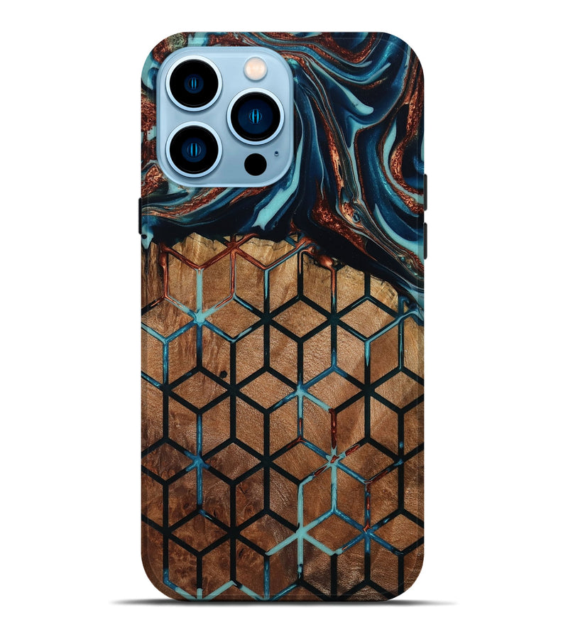 iPhone 14 Pro Max Wood Live Edge Phone Case - Darnell (Pattern, 801950)