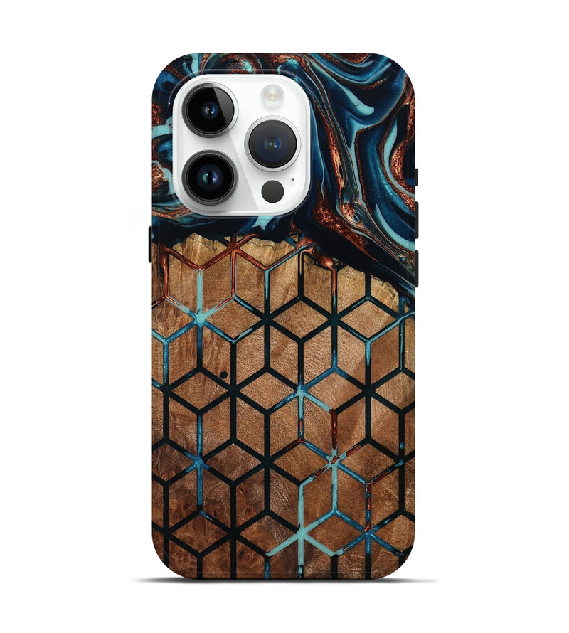 iPhone 15 Pro Wood Live Edge Phone Case - Darnell (Pattern, 801950)