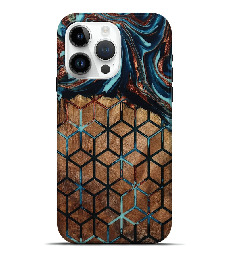 iPhone 15 Pro Max Wood Live Edge Phone Case - Darnell (Pattern, 801950)