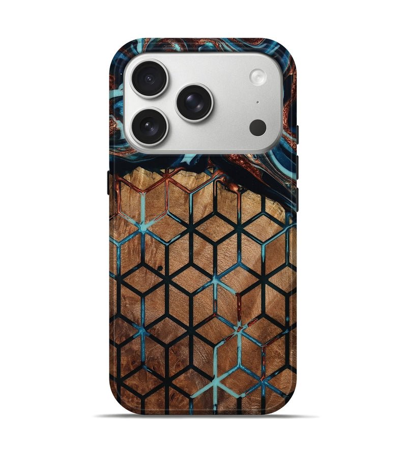 iPhone 17 Pro Wood Live Edge Phone Case - Darnell (Pattern, 801950)