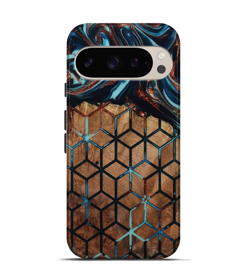 Pixel 9 Pro Wood Live Edge Phone Case - Darnell (Pattern, 801950)