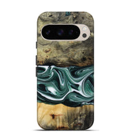 Pixel 10 Wood Live Edge Phone Case - Samatha (Green, 801951)