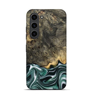 Galaxy S23 Wood Live Edge Phone Case - Darci (Green, 801952)