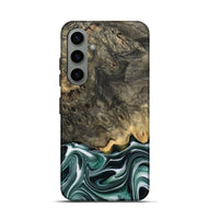 Galaxy S24 Wood Live Edge Phone Case - Darci (Green, 801952)