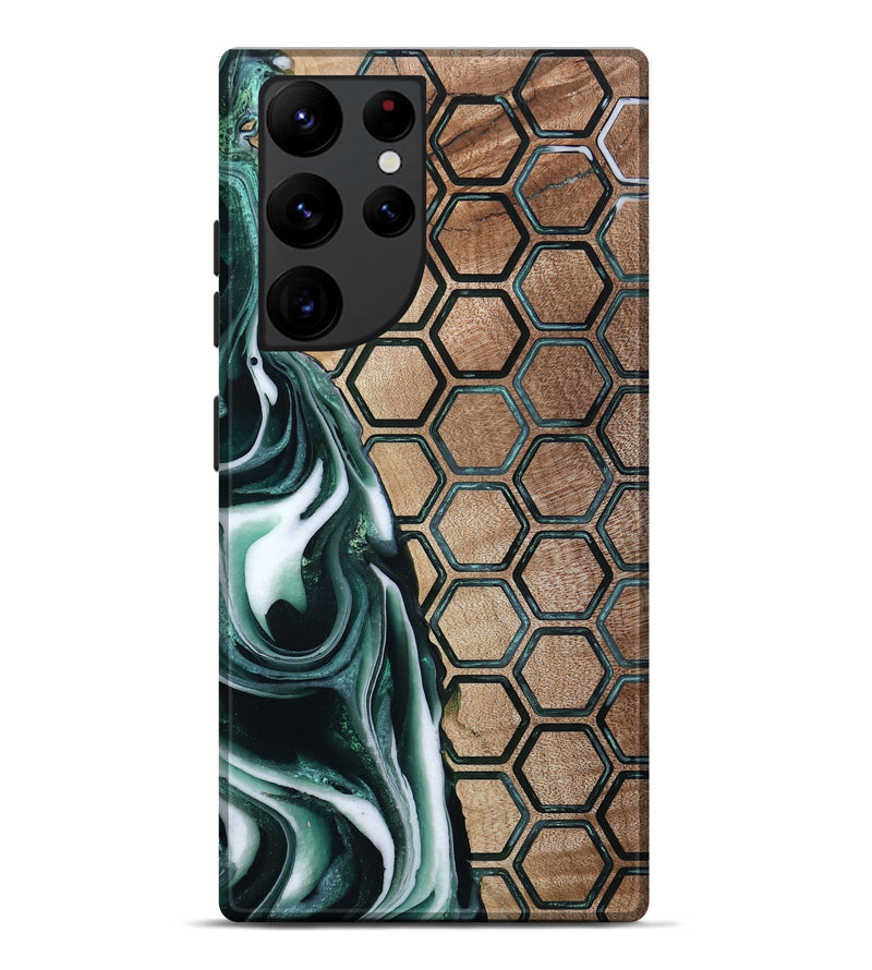 Galaxy S22 Ultra Wood Live Edge Phone Case - Keaton (Pattern, 801953)