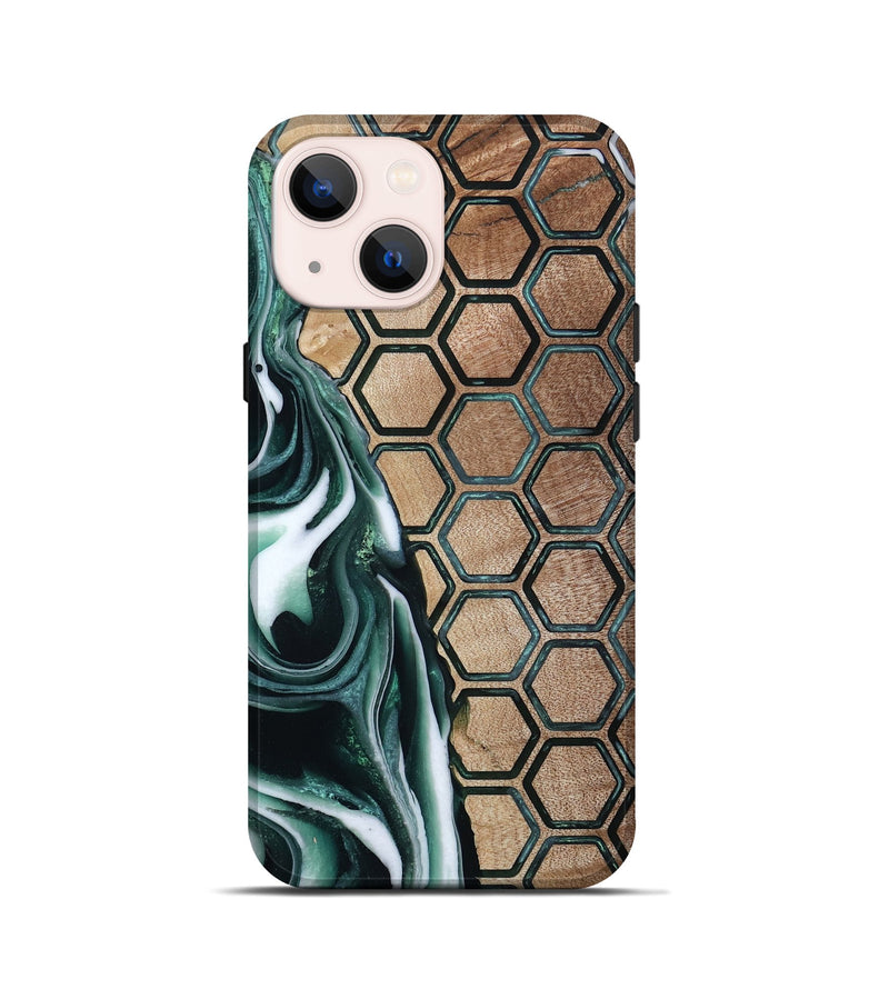 iPhone 13 mini Wood Live Edge Phone Case - Keaton (Pattern, 801953)