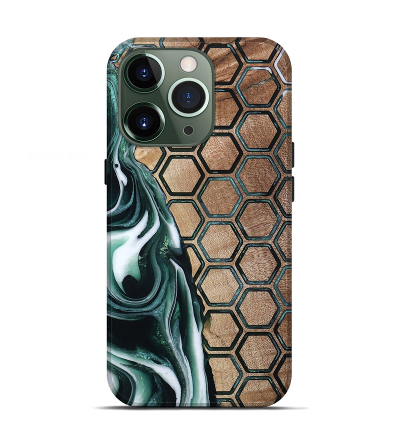 iPhone 13 Pro Wood Live Edge Phone Case - Keaton (Pattern, 801953)