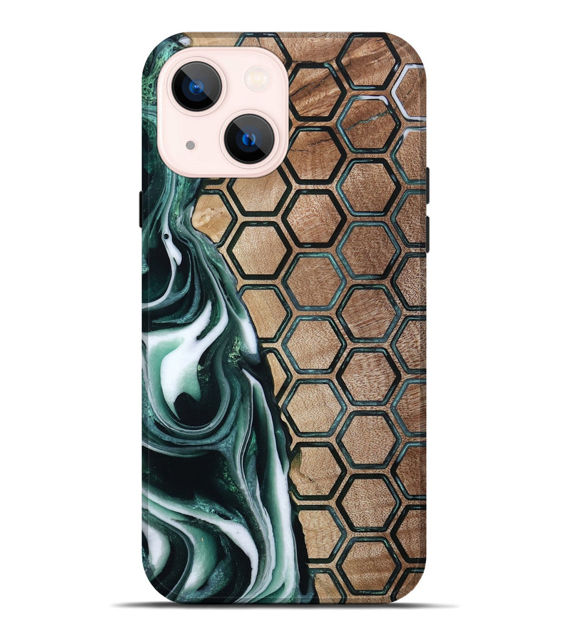 iPhone 14 Plus Wood Live Edge Phone Case - Keaton (Pattern, 801953)