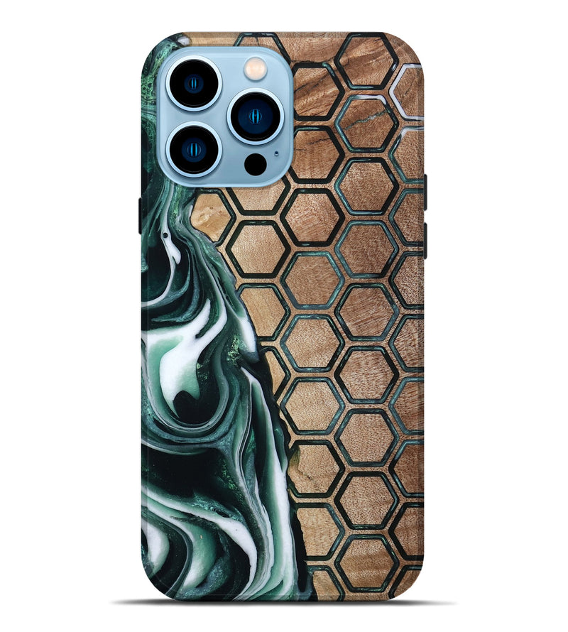 iPhone 14 Pro Max Wood Live Edge Phone Case - Keaton (Pattern, 801953)