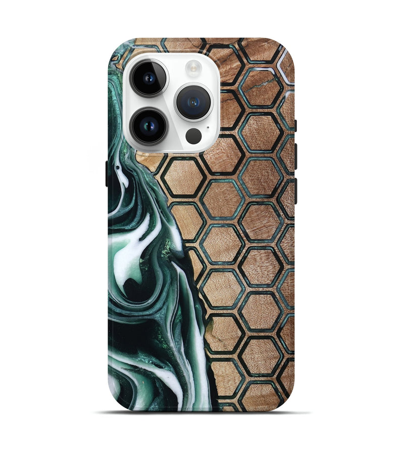 iPhone 15 Pro Wood Live Edge Phone Case - Keaton (Pattern, 801953)