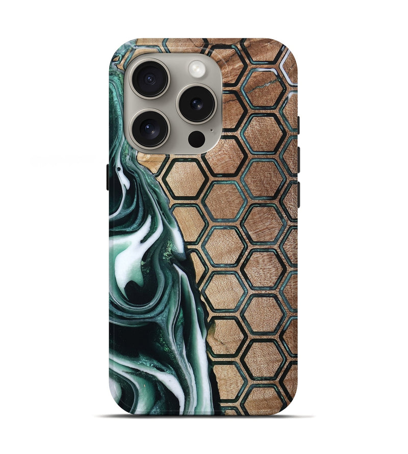 iPhone 16 Pro Wood Live Edge Phone Case - Keaton (Pattern, 801953)