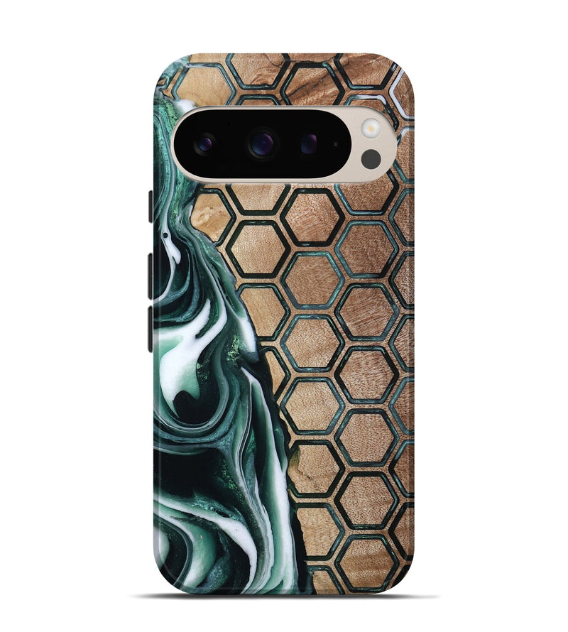 Pixel 9 Pro Wood Live Edge Phone Case - Keaton (Pattern, 801953)