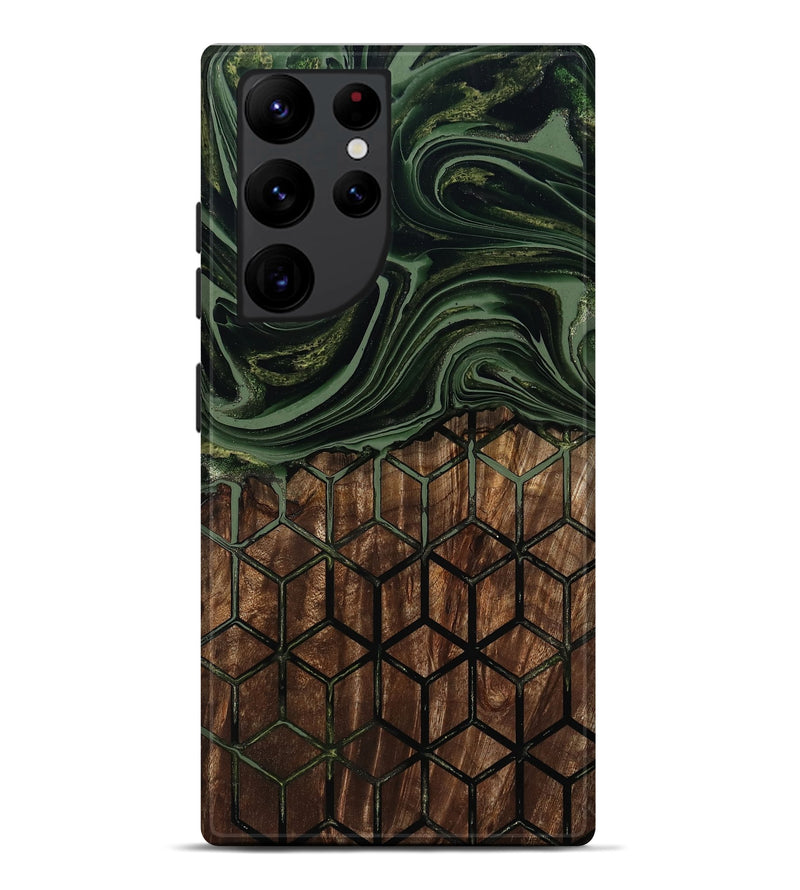 Galaxy S22 Ultra Wood Live Edge Phone Case - Banks (Pattern, 801954)