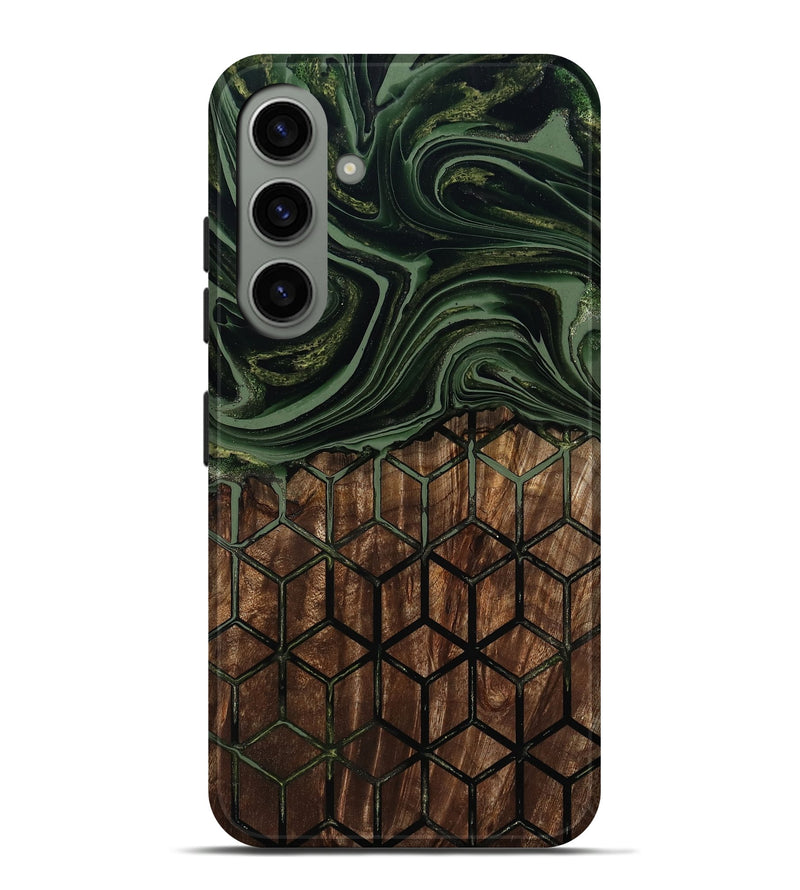 Galaxy S24 Plus Wood Live Edge Phone Case - Banks (Pattern, 801954)