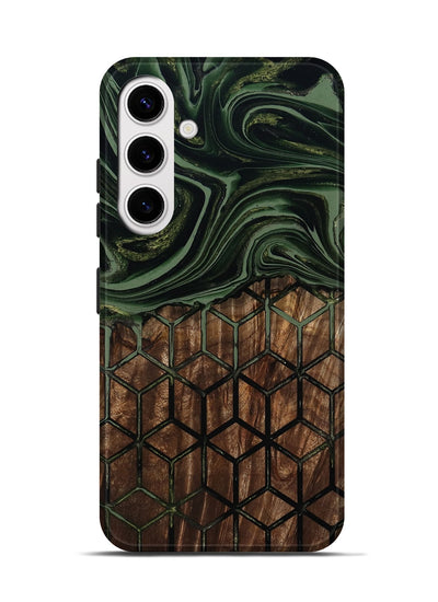 Galaxy S25 Wood Live Edge Phone Case - Banks (Pattern, 801954)