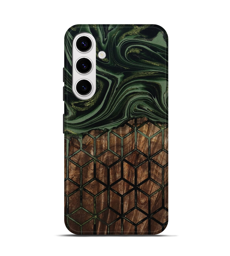 Galaxy S25 Wood Live Edge Phone Case - Banks (Pattern, 801954)